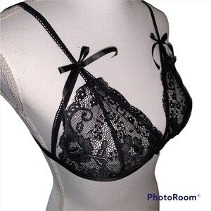 AVIDLOVE Black Lace Bralette, sz M